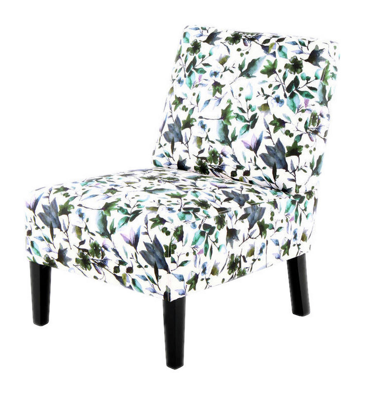 Stuhl Indira 200 Multi Microfaser B/H/T: ca. 56x73,5x84 cm Indira 200 - schwarz/Multi (56,00/73,50/84,00cm) - 360 Living