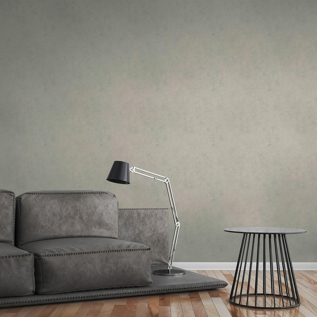 A.S.Creation Vliestapete Beton Concrete & More Uni beige B/L: ca. 53x1005 cm Beton Concrete & More - beige (53,00/1005,00cm) - A.S.Creation