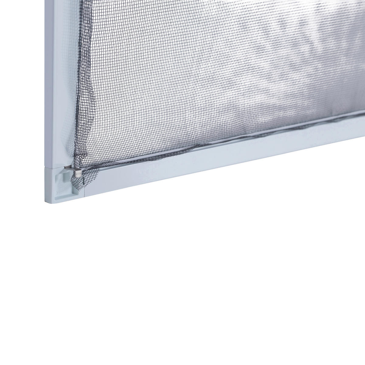 Fliegengitter weiß B/L: ca. 130x150 cm Fliegengitter-Spannrahmen - weiß (130,00/150,00cm)