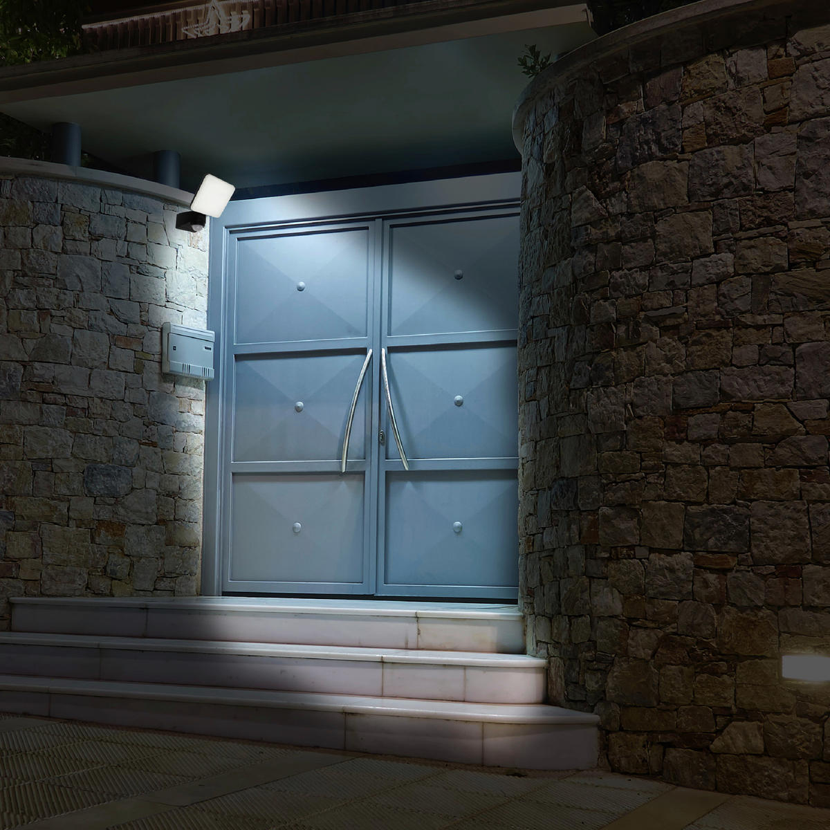 LED-Außenwandleuchte 1079997 B/H/T: ca. 14x23x15 cm LED Außenwandleuchte "Jaro" - (14,00/23,00/15,00cm) - Näve Leuchten