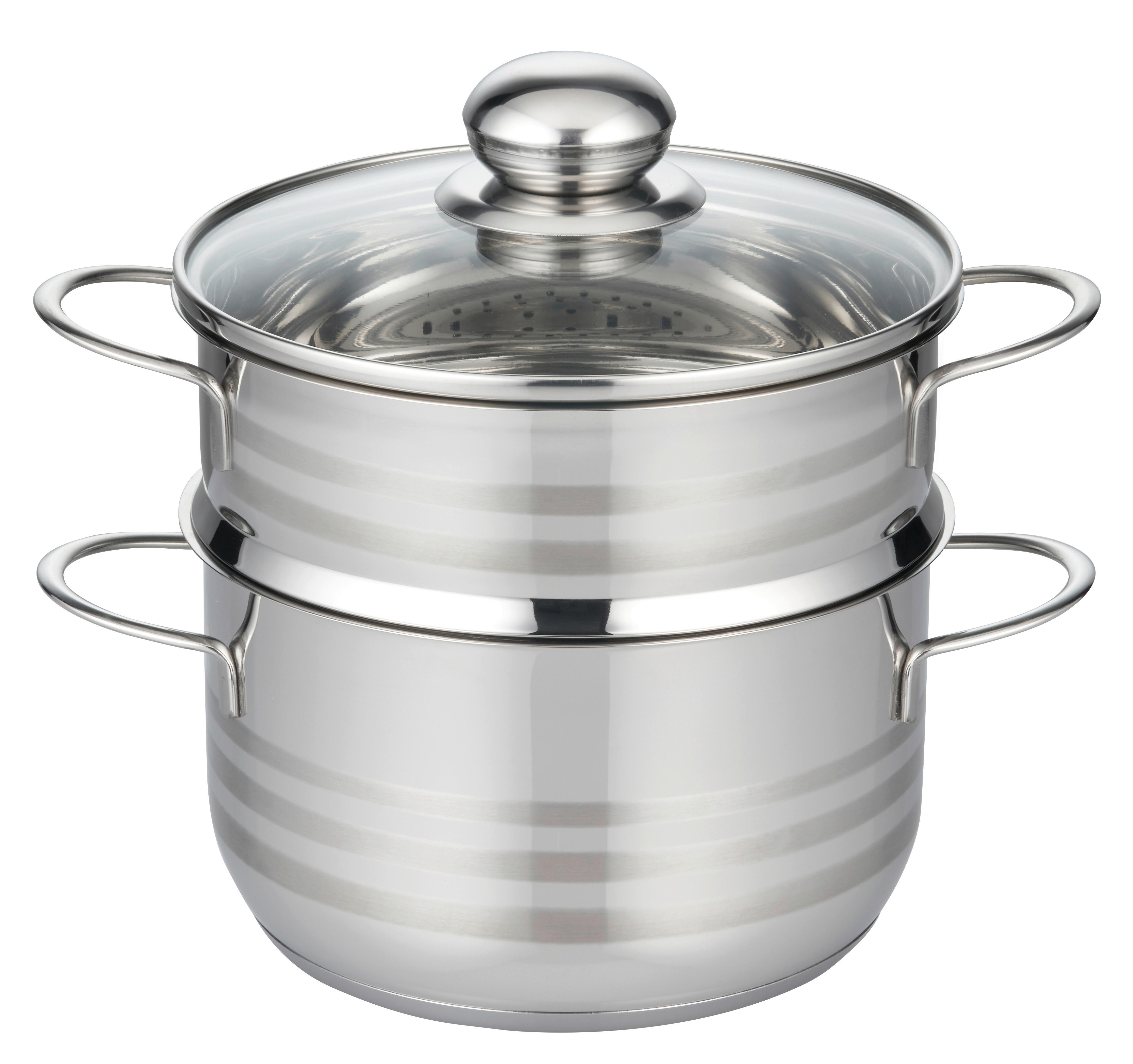ELO Edelstahldämpfer Basic silber Edelstahl 1 tlg. Basic - silber (33,00/25,00/21,50cm) - ELO