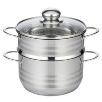 ELO Edelstahldämpfer Basic silber Edelstahl 1 tlg. Basic - silber (33,00/25,00/21,50cm) - ELO