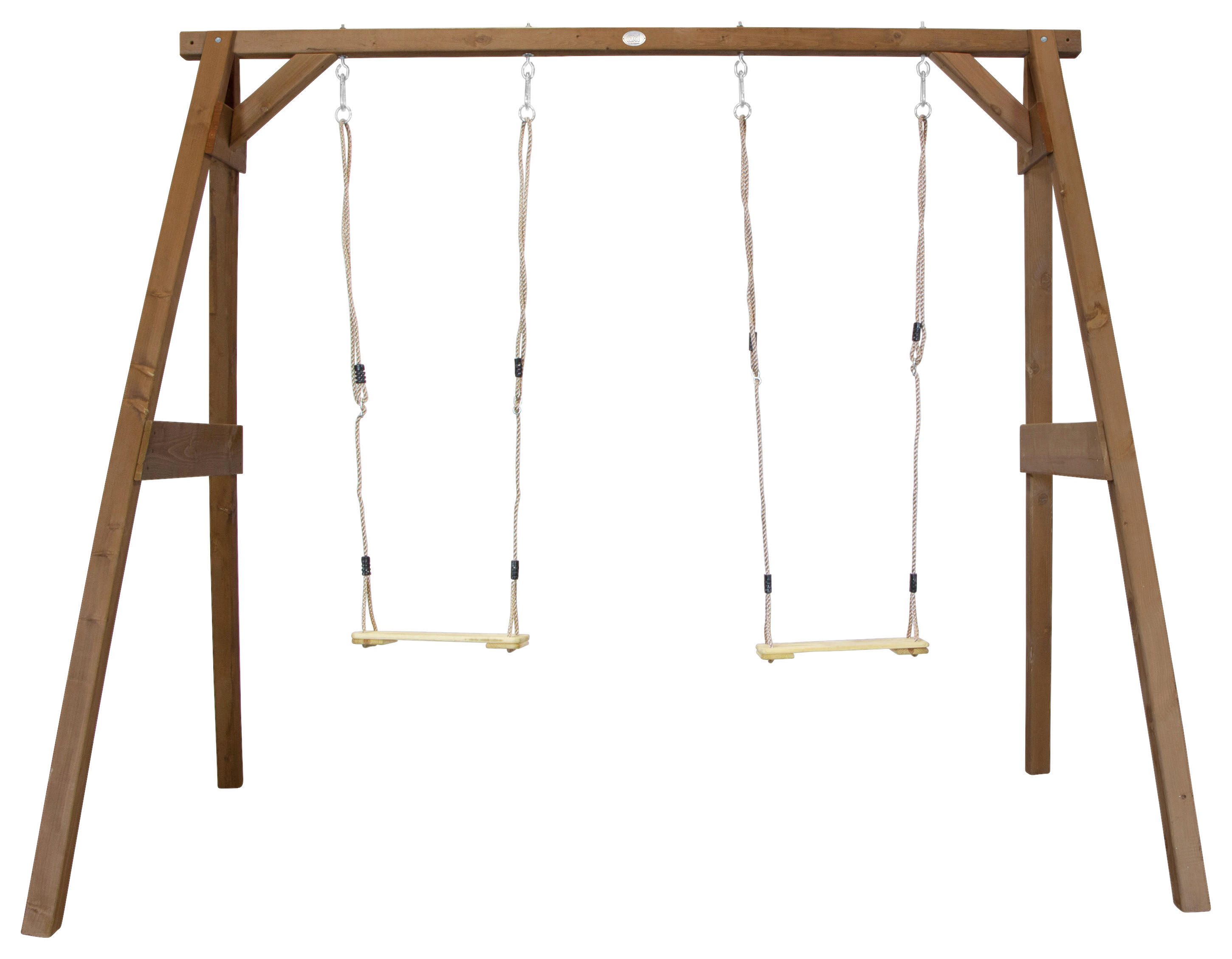 AXI Doppelschaukel braun B/H/T: ca. 254x207x160 cm Doppelschaukel - braun (254,00/207,00/160,00cm) - AXI
