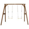AXI Doppelschaukel braun B/H/T: ca. 254x207x160 cm Doppelschaukel - braun (254,00/207,00/160,00cm) - AXI