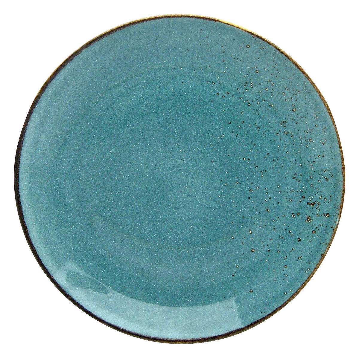 CreaTable Teller NATURE COLLECTION türkis Steinzeug D: ca. 27 cm NATURE COLLECTION - türkis (27,00cm) - CreaTable