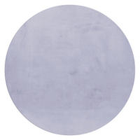 Ayyildiz Teppich POUFFY silber B/L: ca. 160x160 cm POUFFY - silber (160,00/160,00cm) - Ayyildiz