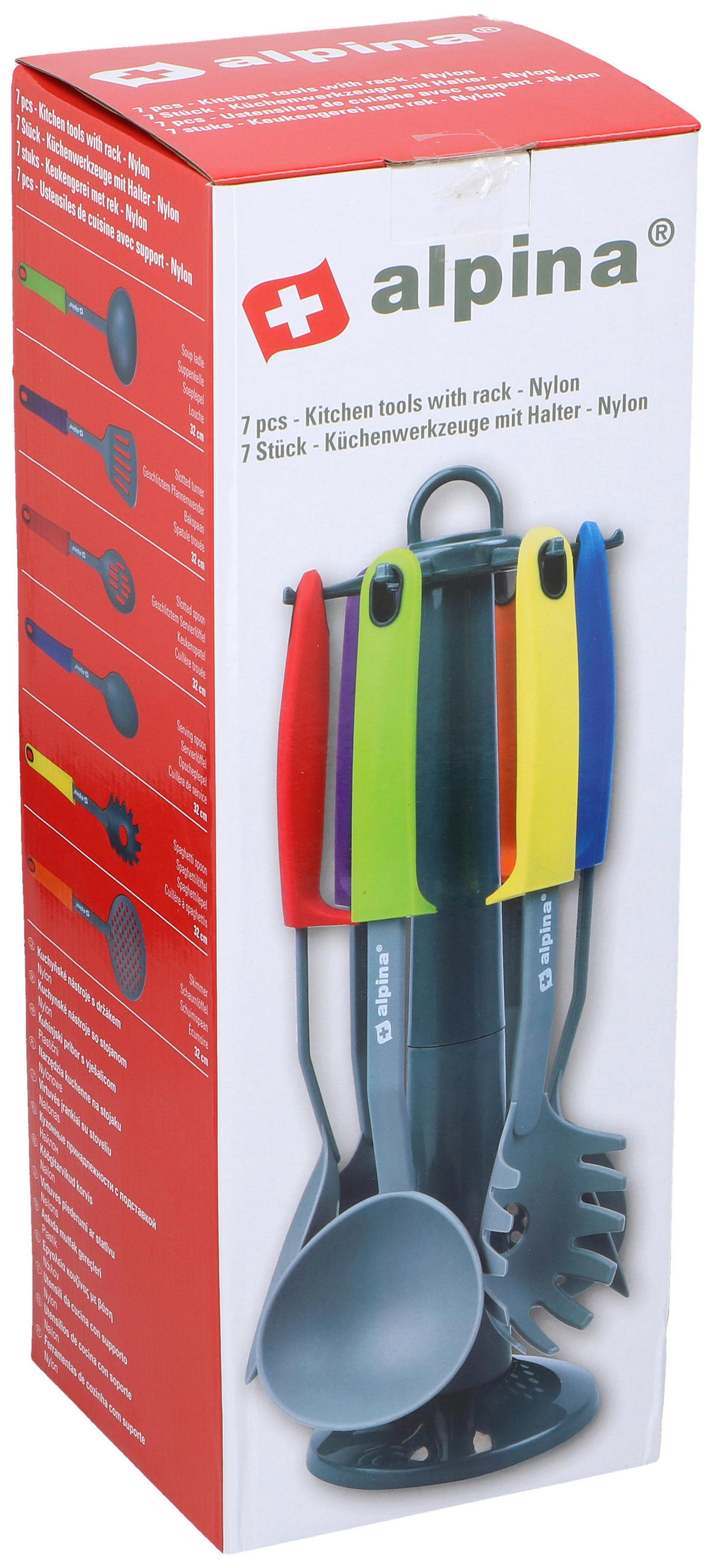 Küchenhelferset multicolor Nylon Küchenhelferset_7tlg. - multicolor/grau