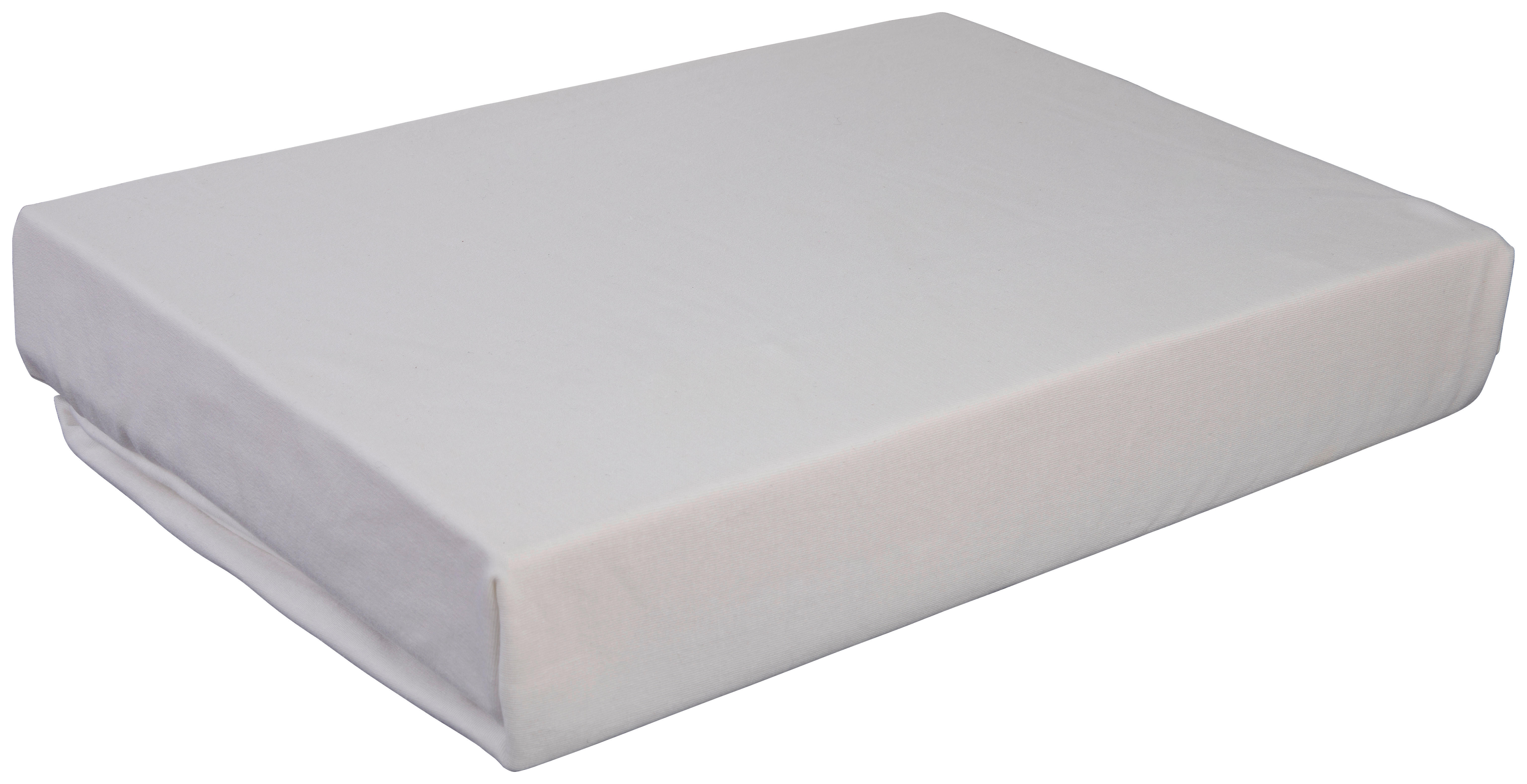 Boxspring Spannbetttuch Baumwolle Boxspring-Spannbetttuch weiß - weiß (100,00/200,00cm) - Elegance