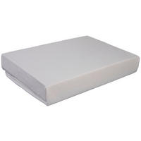Boxspring Spannbetttuch Baumwolle Boxspring-Spannbetttuch weiß - weiß (100,00/200,00cm) - Elegance
