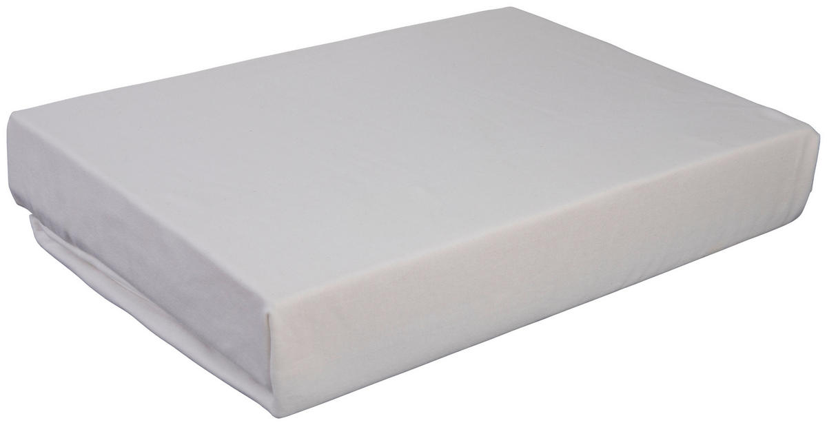 Boxspring Spannbetttuch Baumwolle Boxspring-Spannbetttuch weiß - weiß (100,00/200,00cm) - Elegance