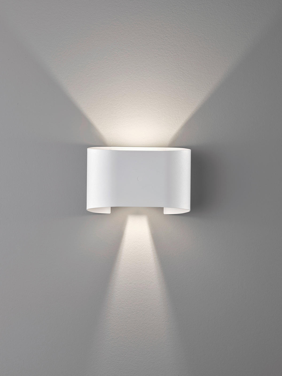 LED-Außen-Wandleuchte 30261 weiß B/H/T: ca. 18x12x10,5 cm Wall - weiß (18,00/12,00/10,50cm) - Fischer & Honsel