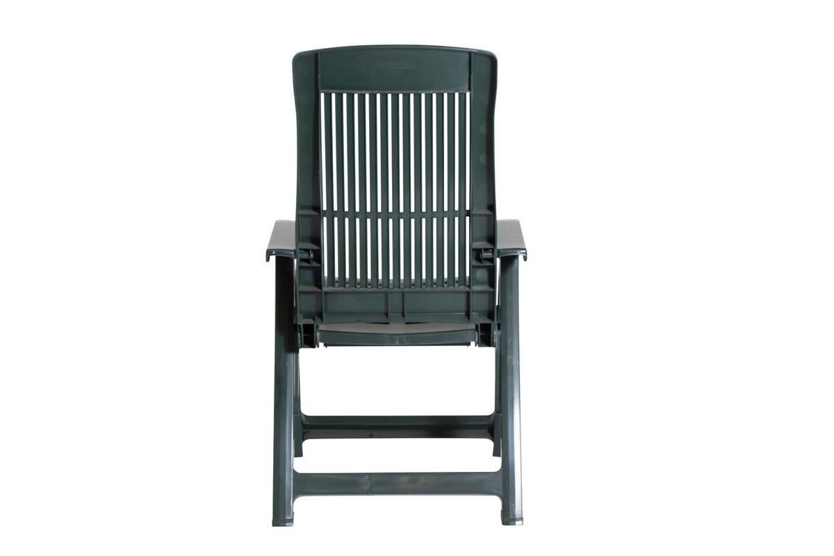 ProGarden Klappsessel Tampa grün Kunststoff B/H/L: ca. 61x109x60 cm Tampa - grün (60,00/61,00/109,00cm) - ProGarden