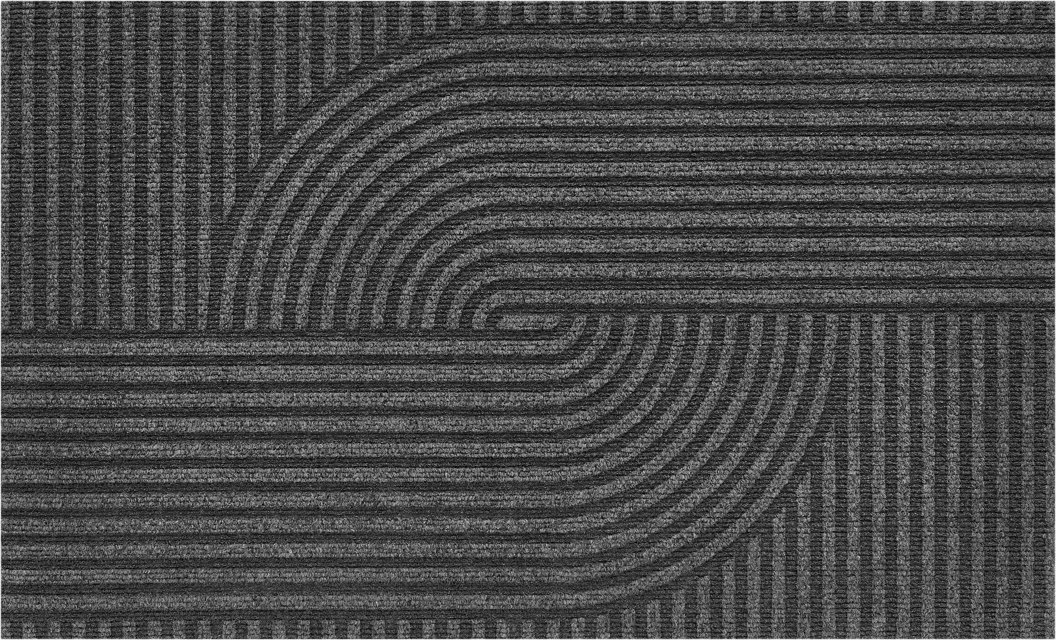 Andiamo Fußmatte Yukon dunkelgrau B/L: ca. 60x80 cm Yukon - dunkelgrau (60,00/80,00cm) - Andiamo