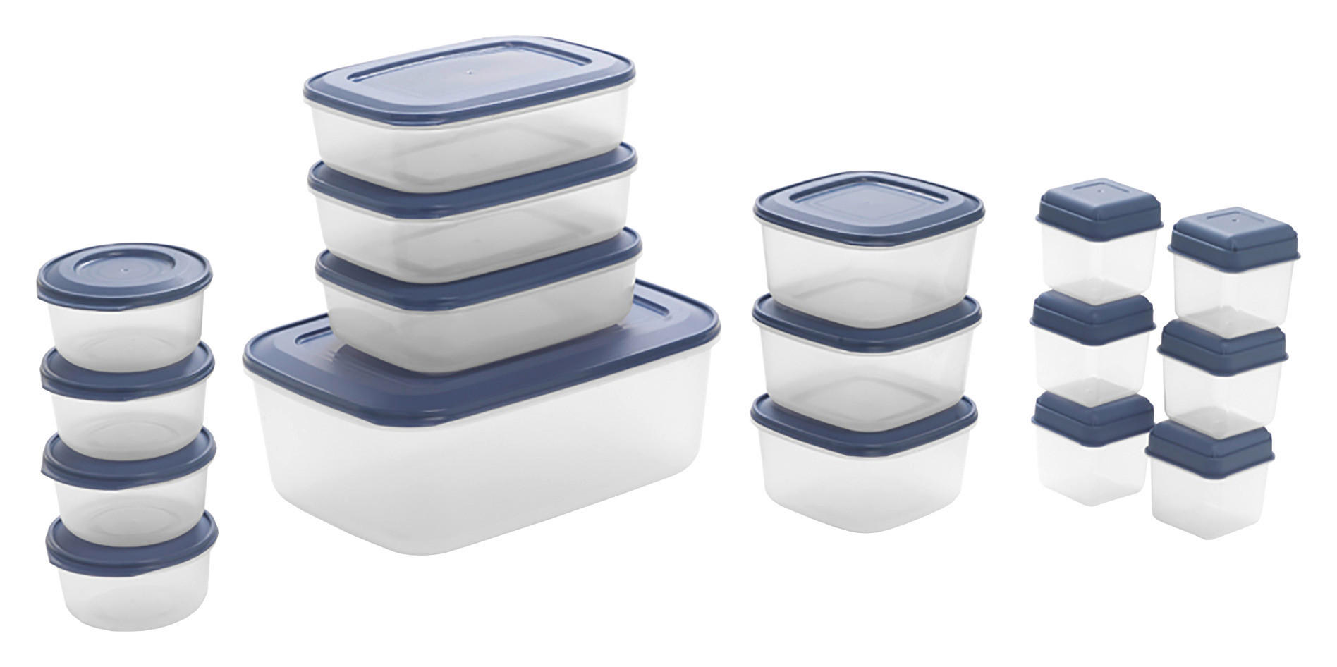 Vorratsdosenset Fresh food blau Fresh food - blau