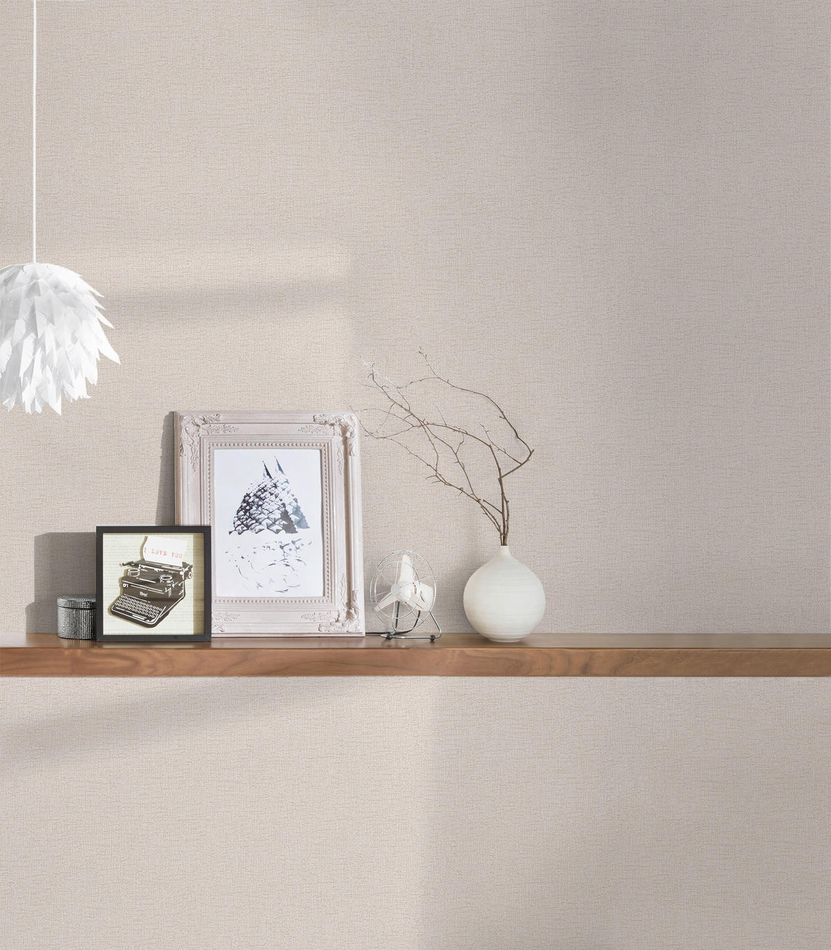 A.S.Creation Vliestapete Attractive Uni beige B/L: ca. 53x1005 cm Attractive - beige (53,00/1005,00cm) - A.S.Creation