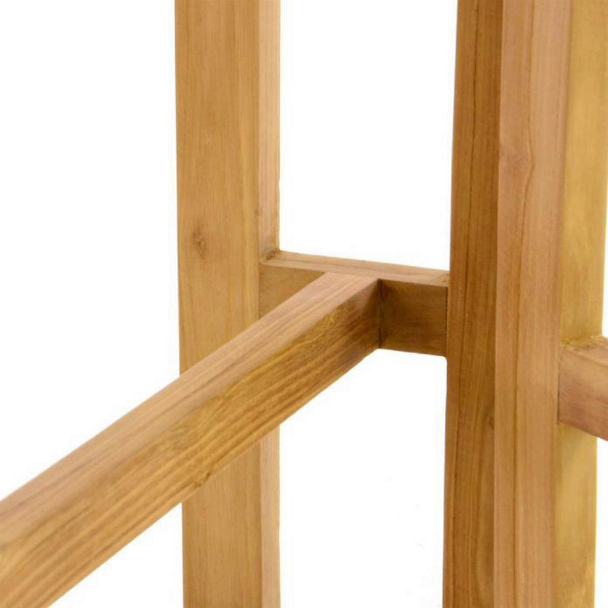 VCM Balkontisch braun Teakholz B/H/L: ca. 65x75x130 cm Balkontisch - braun (130,00/65,00/75,00cm) - VCM