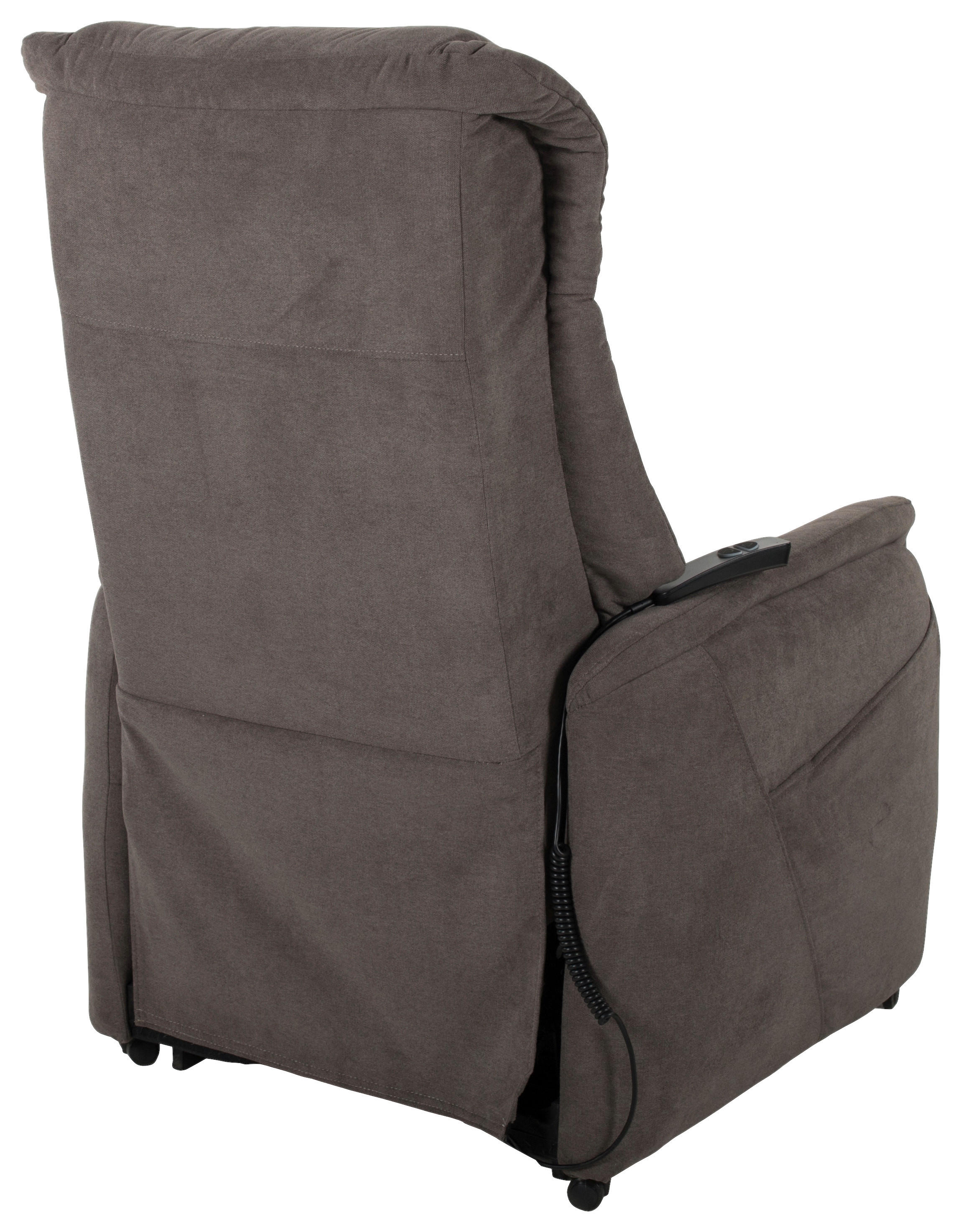 Thumbnail - TV-Sessel Ronda graubraun Webstoff B/H/T: ca. 79x116x85 cm