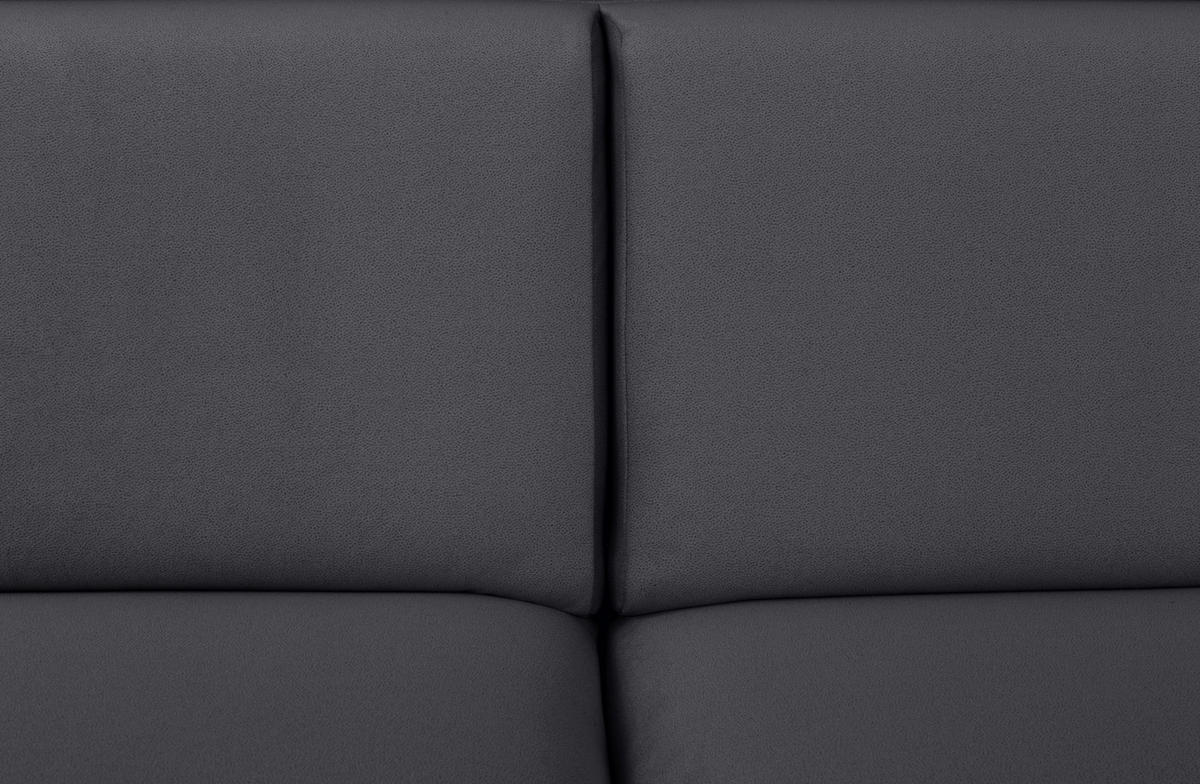 Ecksofa Evia Ashgrey Microfaser B/H/T: ca. 243x85x186 cm Evia - Ashgrey/silber (243,00/85,00/186,00cm)