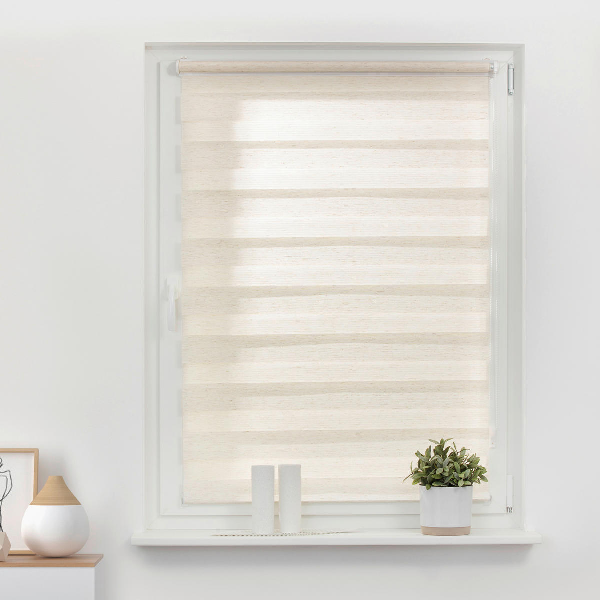 Doppelrollo Duo natur B/L: ca. 60x220 cm Duo - natur (60,00/220,00cm) - LICHTBLICK