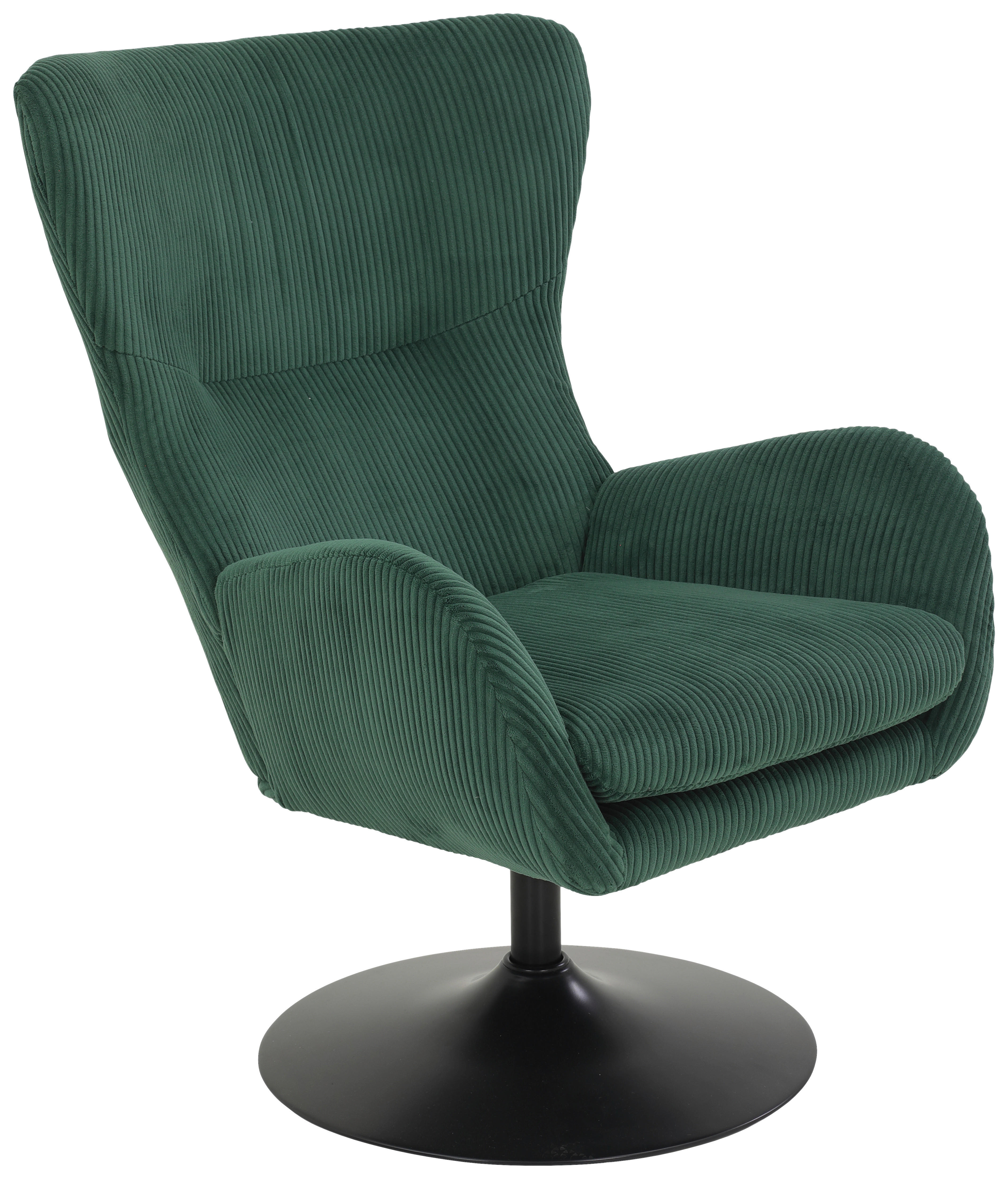 Sessel Samos grün Microfaser B/H/T: ca. 72x96x81 cm Samos - schwarz/grün (72,00/96,00/81,00cm)