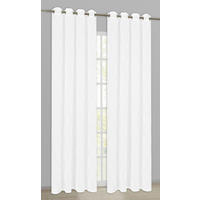 Ösenvorhang Nora weiß B/L: ca. 135x245 cm Nora - weiß (135,00/245,00cm) - home Topline