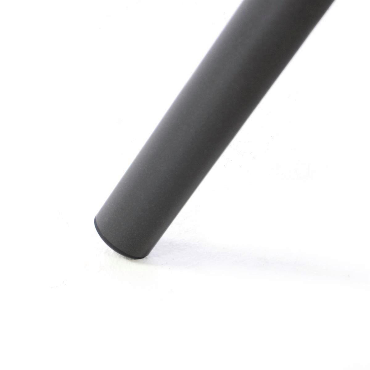 VCM Gartenstuhl schwarz Kunststoff B/H/L: ca. 60x155x55 cm Gartenstuhl mit Fußstütze - schwarz (55,00/60,00/155,00cm) - VCM