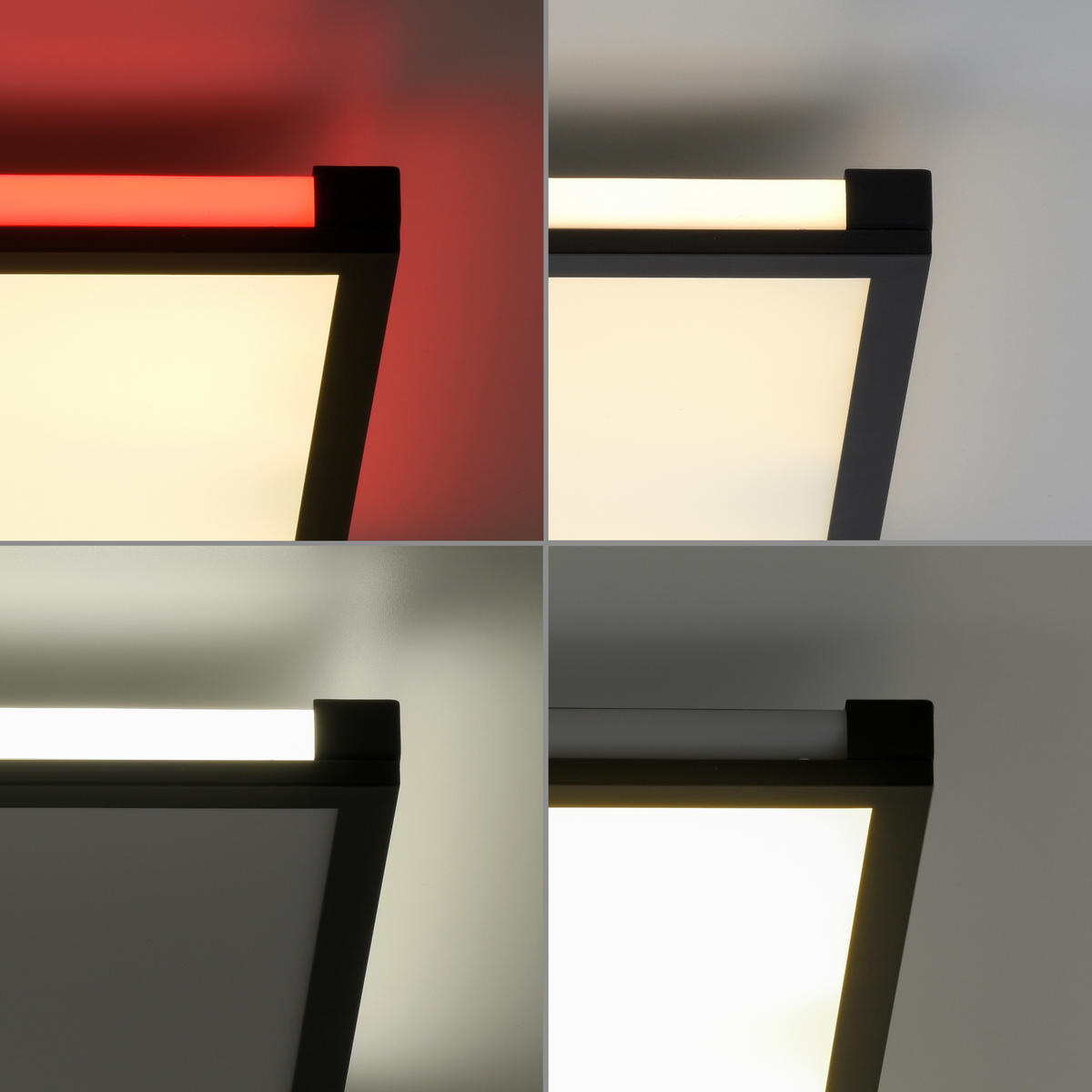 Just Light LED-Deckenleuchte MARIO 11622-18 schwarz weiß Kunststoff Metall B/H/T: ca. 25x7,1x100 cm 2 Brennstellen MARIO - weiß/schwarz (25,00/7,10/100,00cm) - Just Light