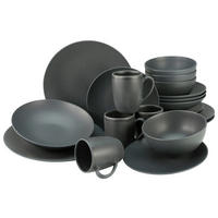 CreaTable Kombiservice Soft Touch schwarz Stein 20 tlg. Soft Touch - schwarz - CreaTable