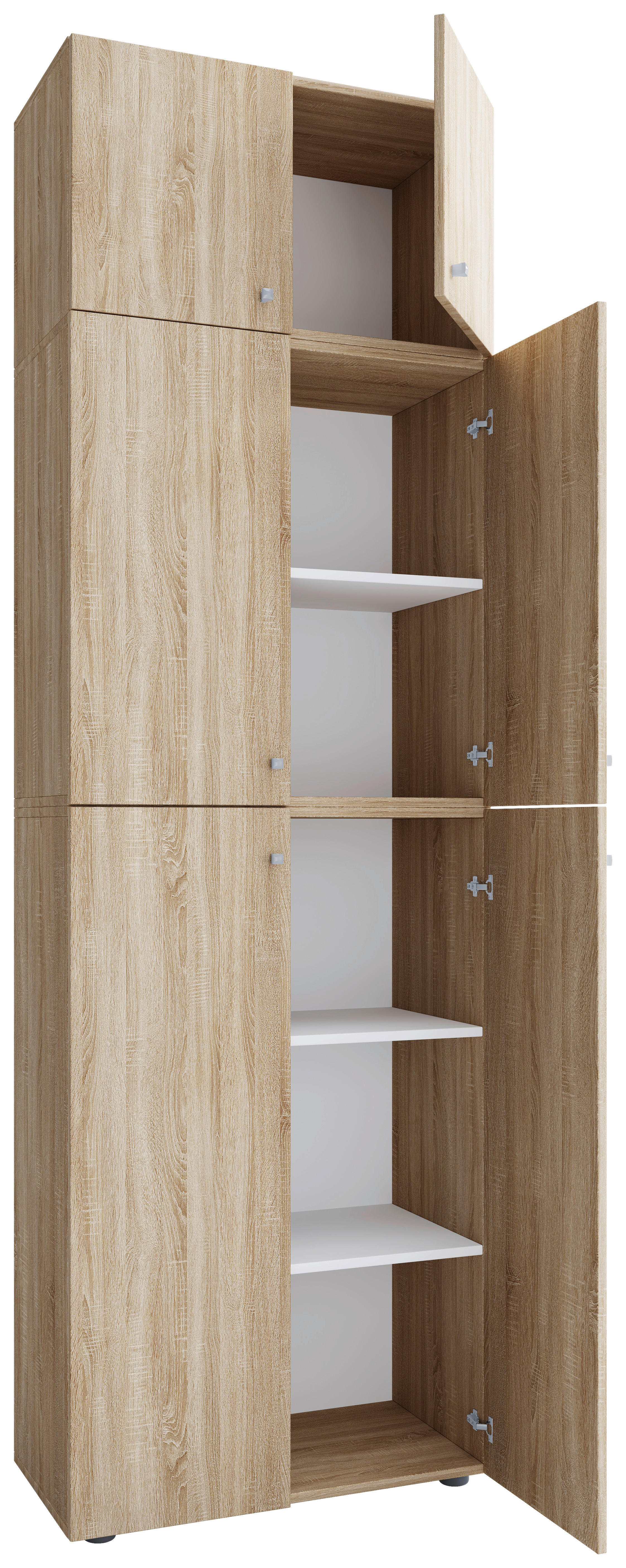 Kleiderschrank Lona Eiche B/H/T: ca. 70x223x39 cm günstig online kaufen