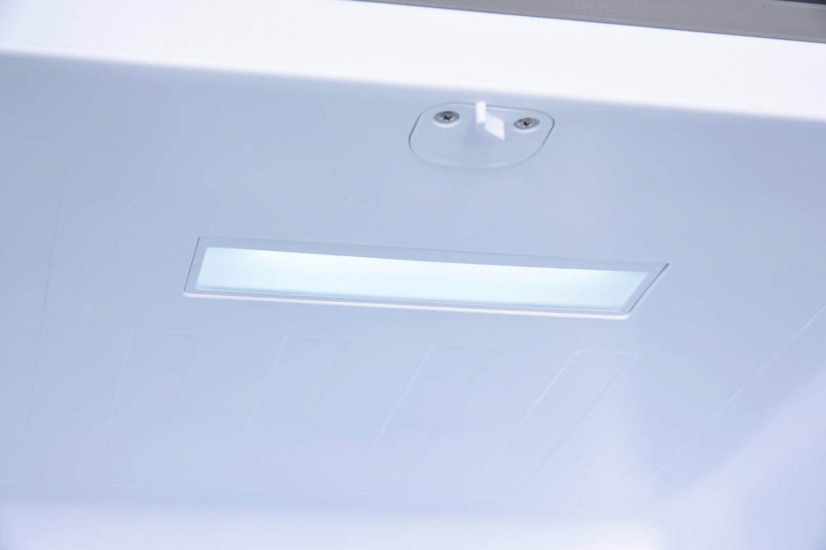 Wolkenstein Kühl-/Gefrierkombination FD351.4A++ Inox B/H/T: ca. 64x186x69 cm Kühl-/Gefrierkombi FD351.4A++ - Inox (64,00/186,00/69,00cm) - Wolkenstein