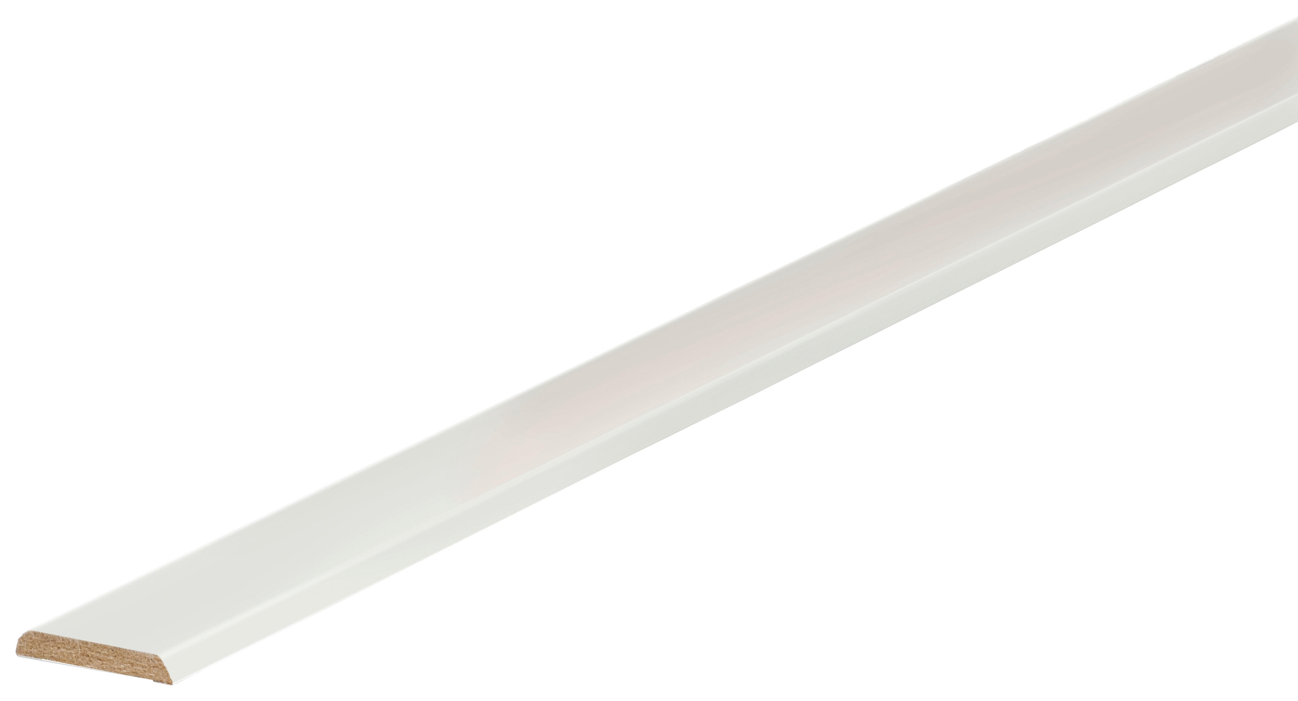 Tapetenleiste L/B/H: ca. 250x3x0,5 cm pro Stück Tapetenleiste 5x30mm 0026 weiß - weiß (250,00/3,00/0,50cm)