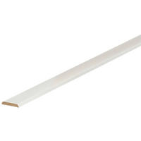 Tapetenleiste L/B/H: ca. 250x3x0,5 cm pro Stück Tapetenleiste 5x30mm 0026 weiß - weiß (250,00/3,00/0,50cm)