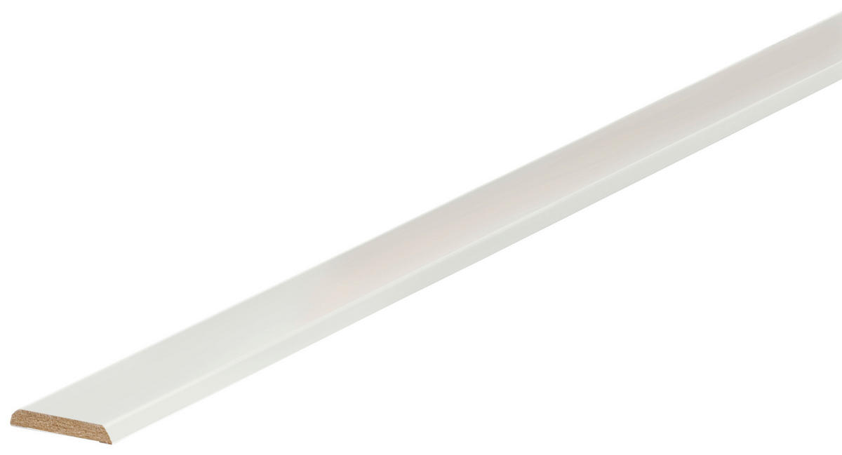 Tapetenleiste L/B/H: ca. 250x3x0,5 cm pro Stück Tapetenleiste 5x30mm 0026 weiß - weiß (250,00/3,00/0,50cm)