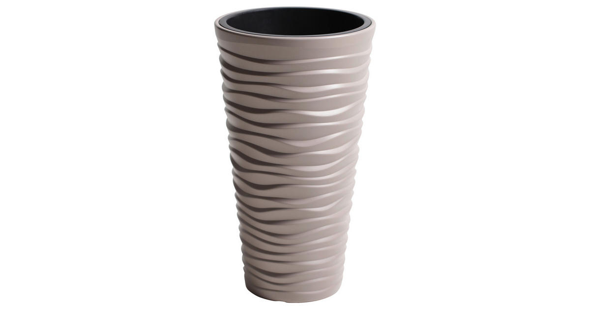 Prosperplast Pflanztopf mokka Kunststoff H/D: ca. 52x30 cm  