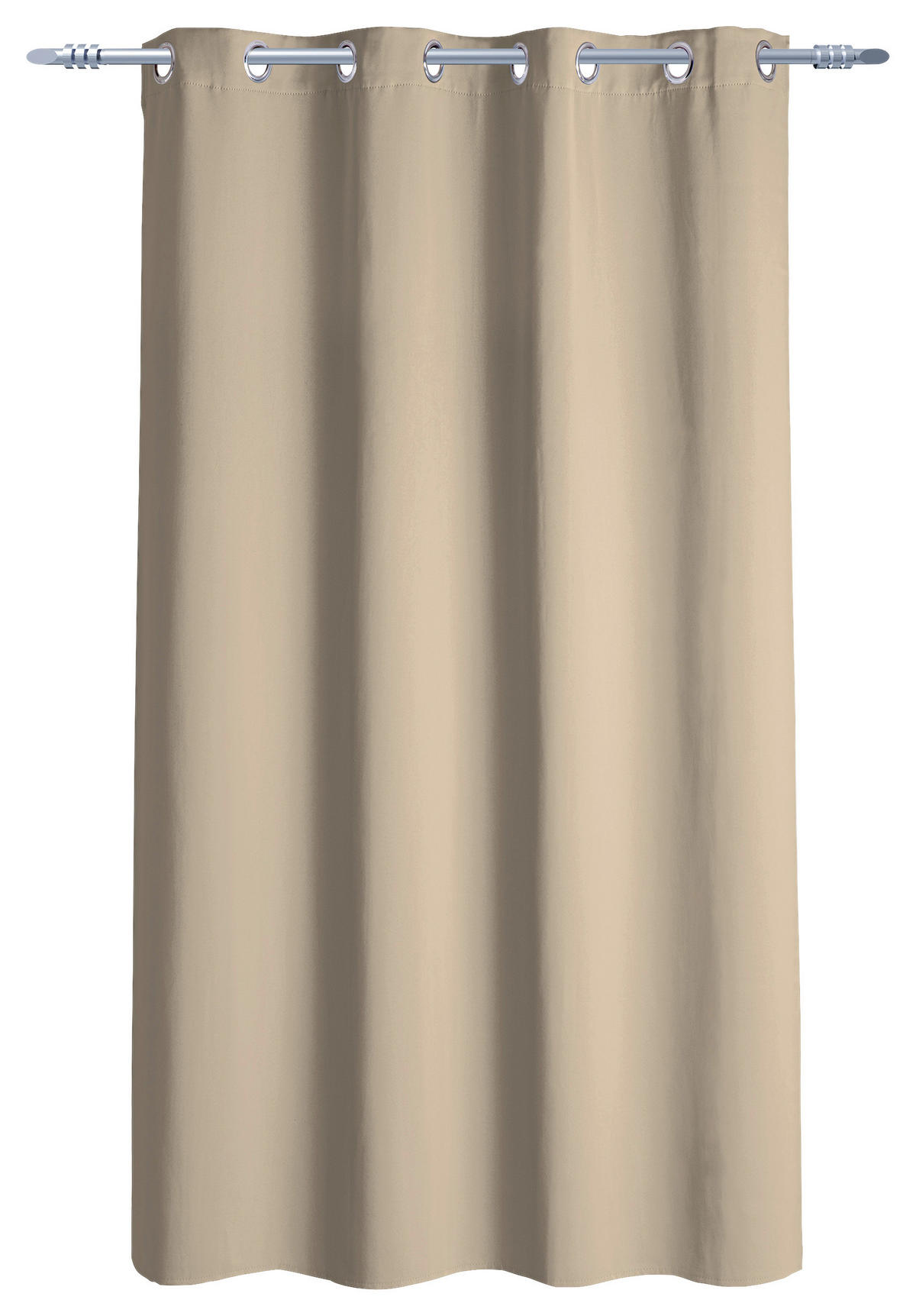 Ösenvorhang Verona sand B/L: ca. 140x175 cm Verona - sand (140,00/175,00cm)