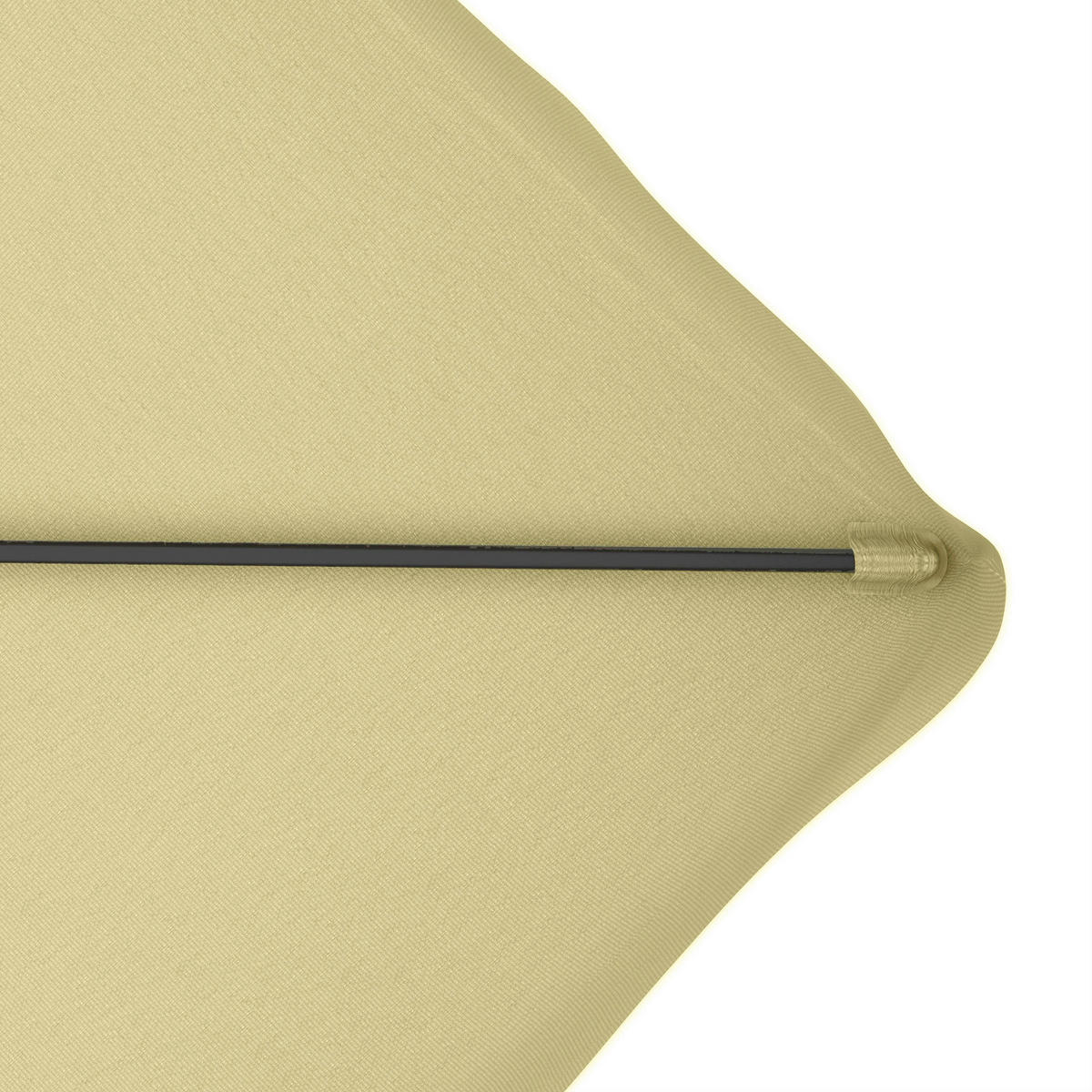 Outsunny Sonnenschirm beige Polyester B/H/L: ca. 243x251x243 cm Sonnenschirm - beige (243,00/243,00/251,00cm) - Outsunny