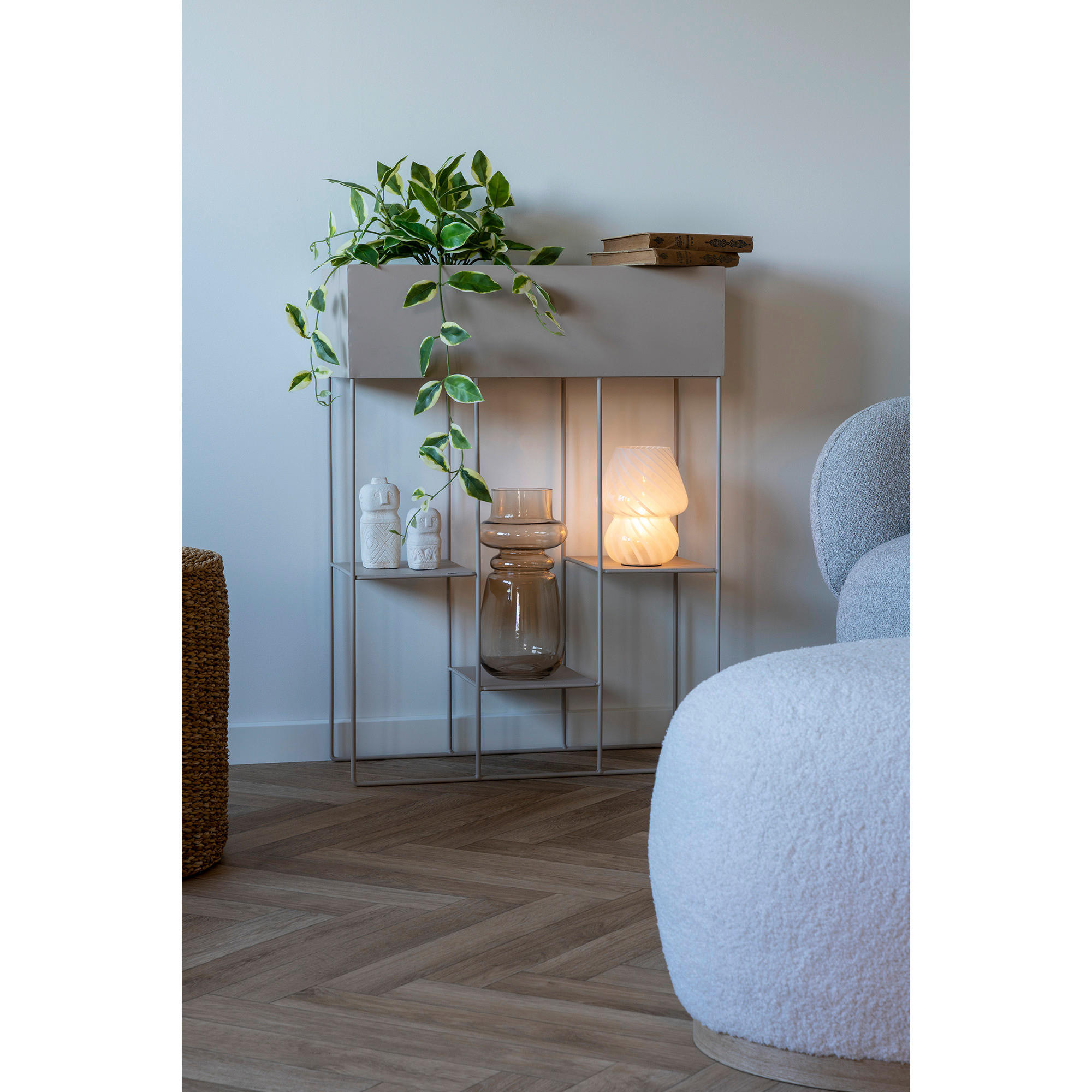 Housenordic Blumentopf Rabo sand Stahl B...