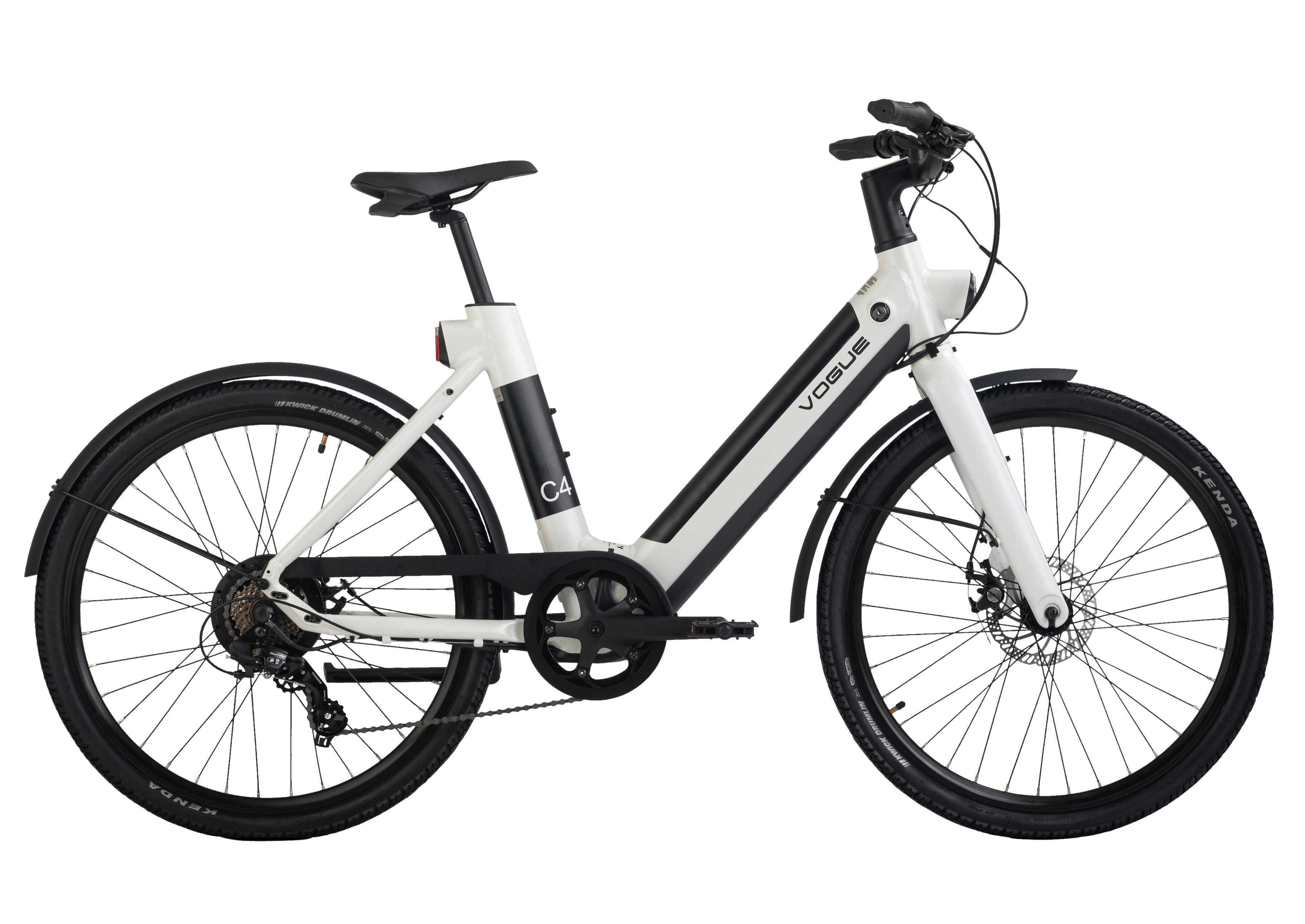 VOGUE BIKE E-Bike C4 794V 26 Zoll Rahmenhöhe 48 cm 7 Gänge weiß weiß ca. 250 W ca. 26 Zoll