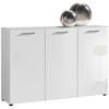 Kommode Rio weiß weiß glänzend B/H/T: ca. 120x83x35 cm Rio - weiß (120,00/83,00/35,00cm)