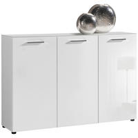 Kommode Rio weiß weiß glänzend B/H/T: ca. 120x83x35 cm Rio - weiß (120,00/83,00/35,00cm)