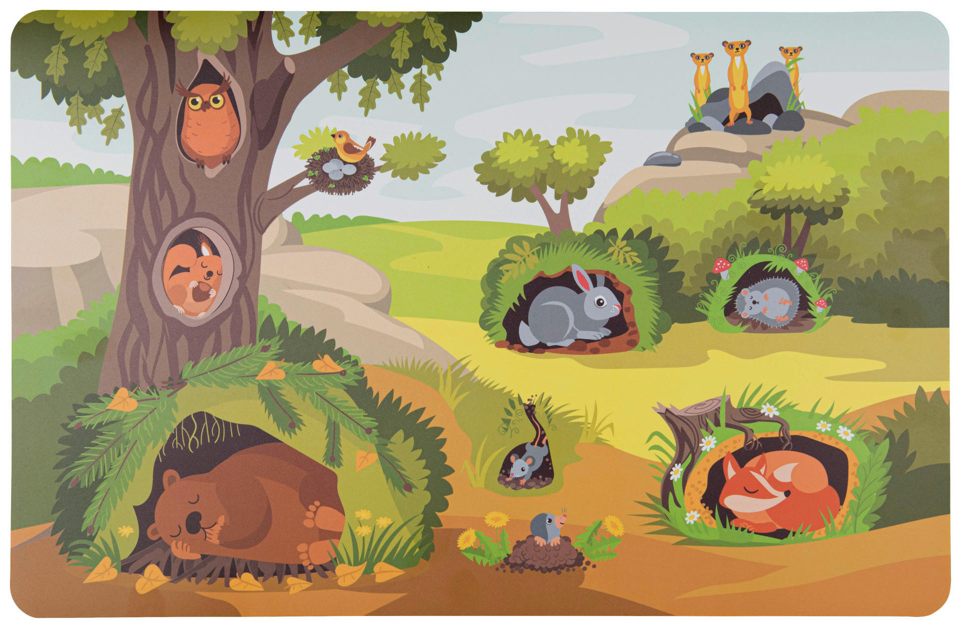 Platzset Platzmatte_Kindermotiv - (44,00/28,00cm)