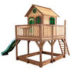AXI Spielhaus Liam braun B/H/L: ca. 377x291x255 cm Liam - braun/grün (255,00/377,00/291,00cm) - AXI