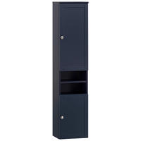Hochschrank Jesper blau dunkel B/H/T: ca. 30,3x138,3x25,4 cm Jesper - blau (30,30/138,30/25,40cm) - Möbelpartner