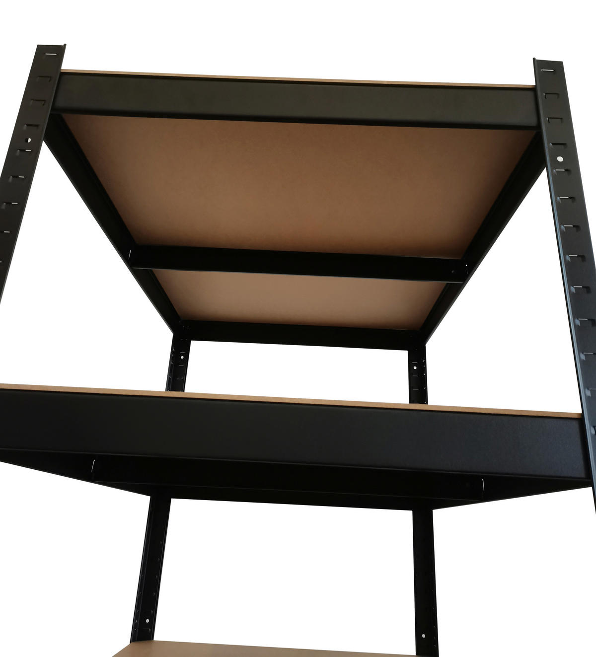 Schwerlaststeckregal schwarz B/H/T: ca. 120x180x60 cm Schwerlaststeckregal 180x120x60cm S - schwarz (120,00/180,00/60,00cm)