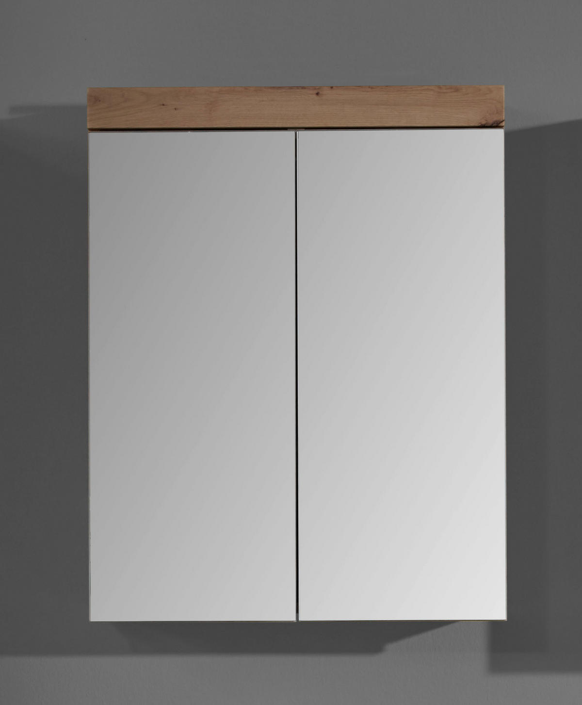Spiegelschrank Amanda Asteiche Nachbildung B/H/T: ca. 60x77x17 cm Amanda - (60,00/77,00/17,00cm) - Trendteam