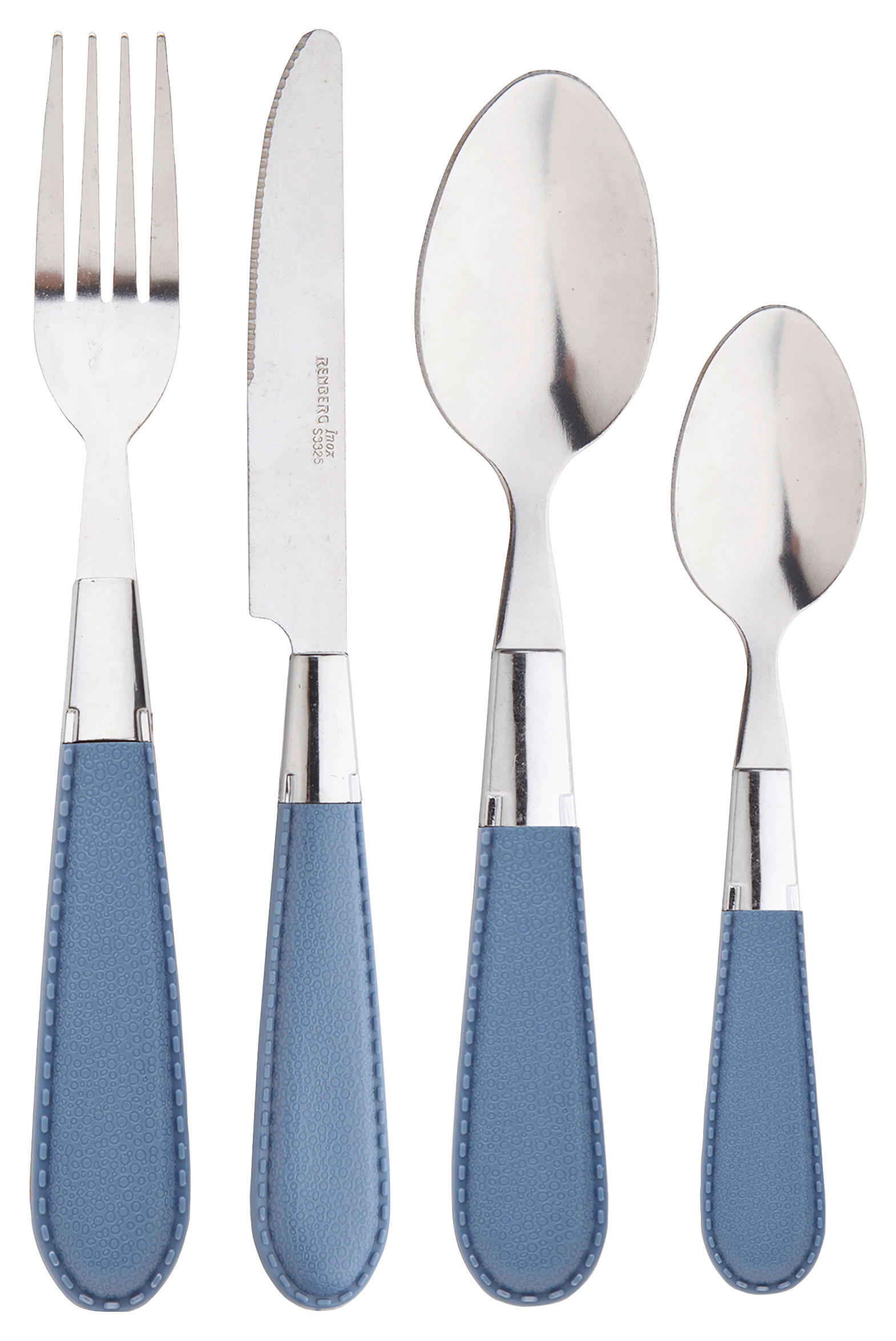 RENBERG Besteckset Brinny grey grau Edelstahl 24 tlg. Brinny grey - grau - RENBERG