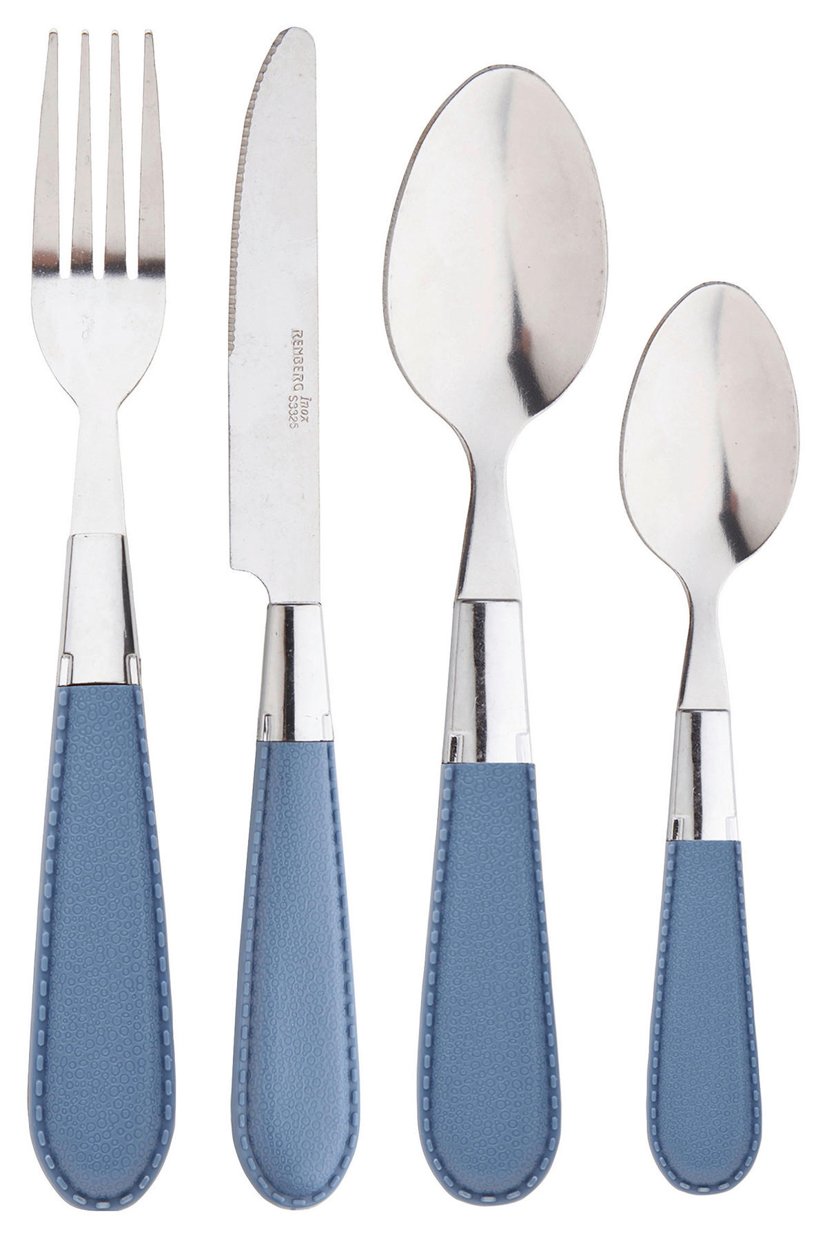 RENBERG Besteckset Brinny grey grau Edelstahl 24 tlg. Brinny grey - grau - RENBERG