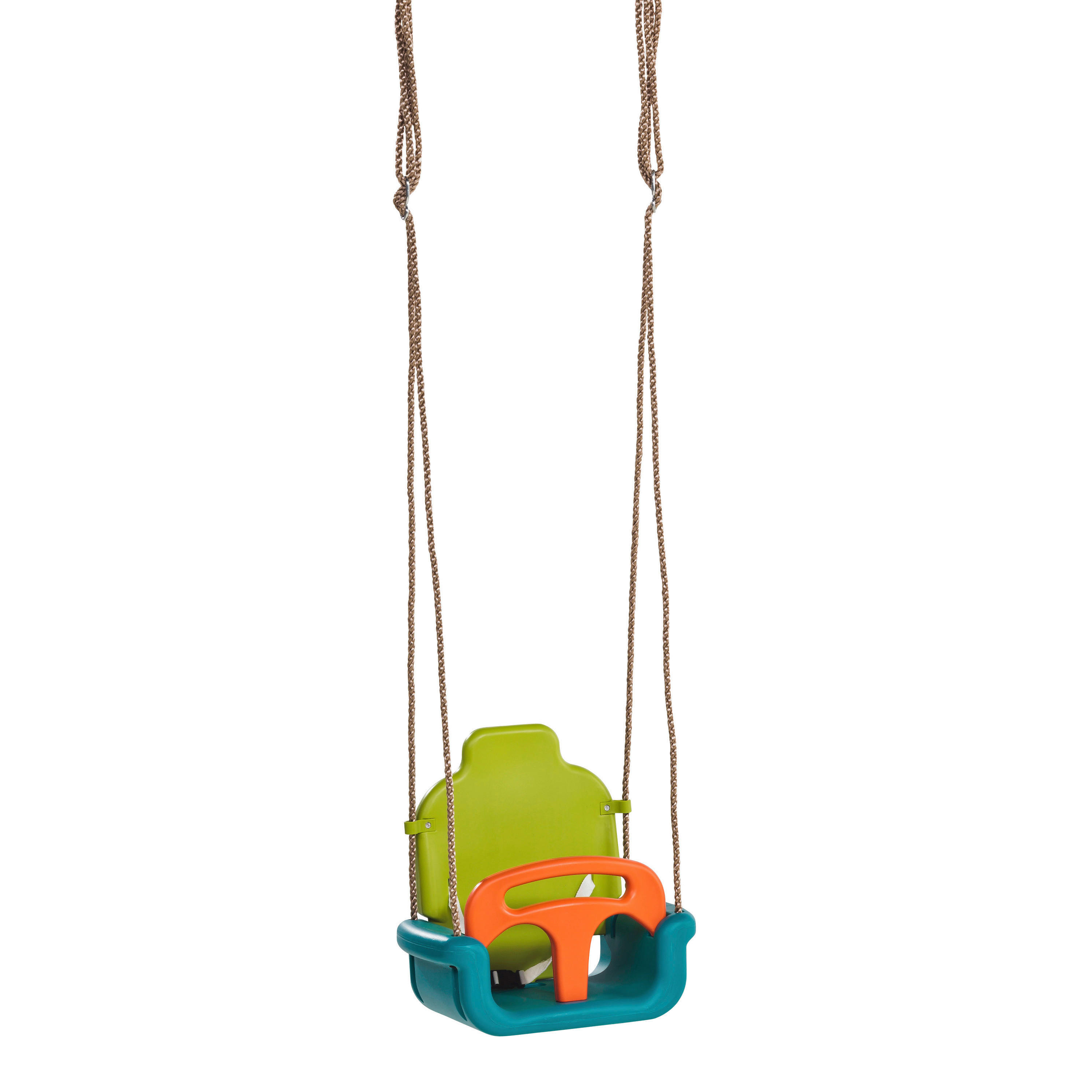 AXI Babyschaukelsitz limette B/H/L: ca. 46x46x30 cm Babyschaukelsitz - orange/limette (30,00/46,00/46,00cm) - AXI