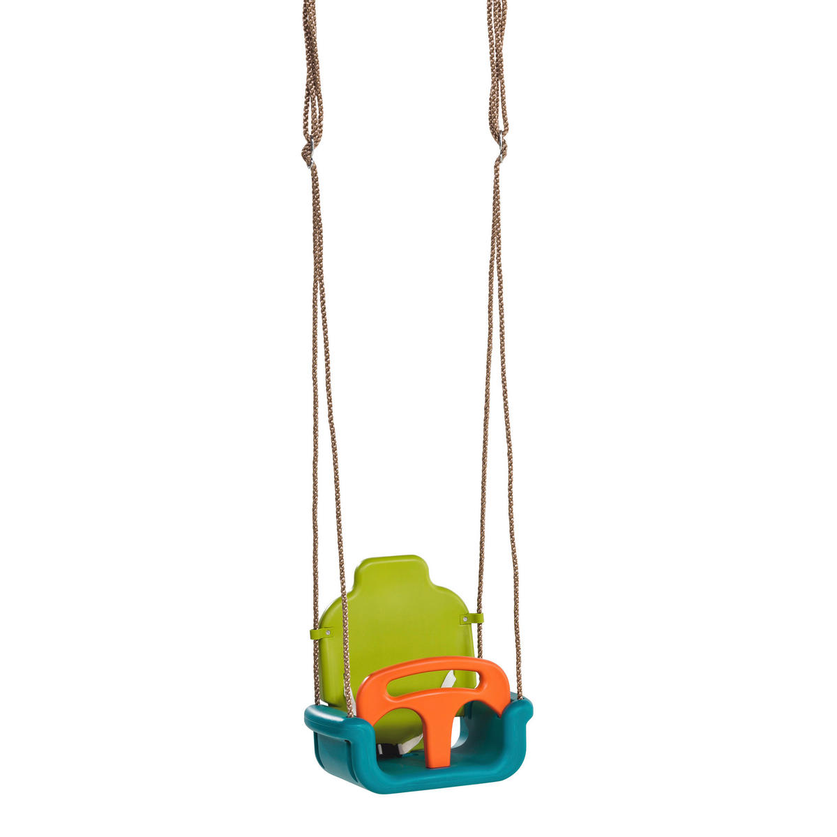 AXI Babyschaukelsitz limette B/H/L: ca. 46x46x30 cm Babyschaukelsitz - orange/limette (30,00/46,00/46,00cm) - AXI