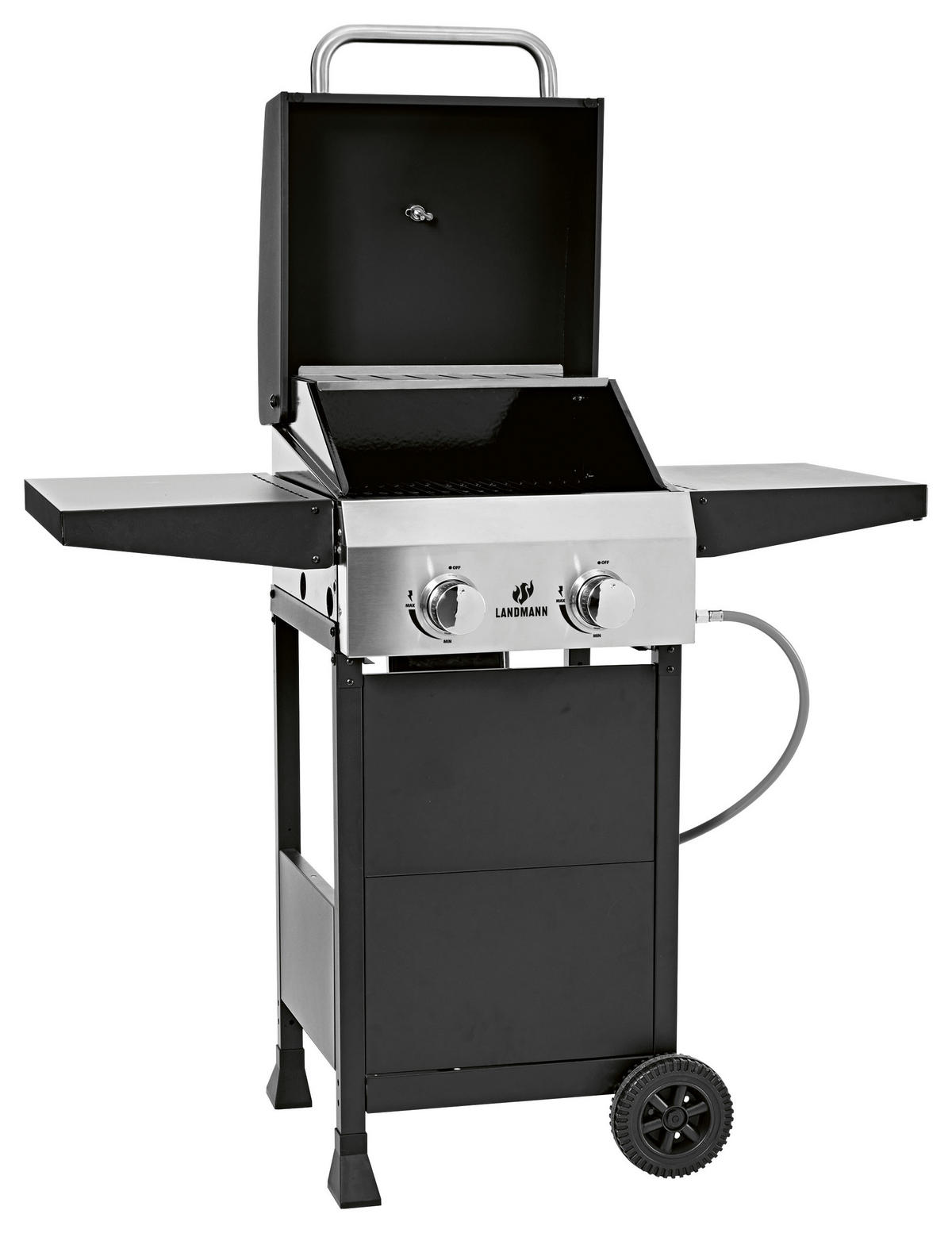 Landmann Gasgrill 2.0 Stahl B/H/L: ca. 55x104x104 cm 2.0 - schwarz (104,00/55,00/104,00cm) - Landmann
